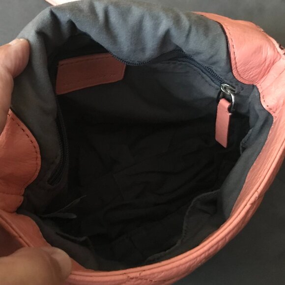 Marc by Marc Jacobs Natasha Quilted Pink/Peach Crossbody Bag - Picture 12 of 14